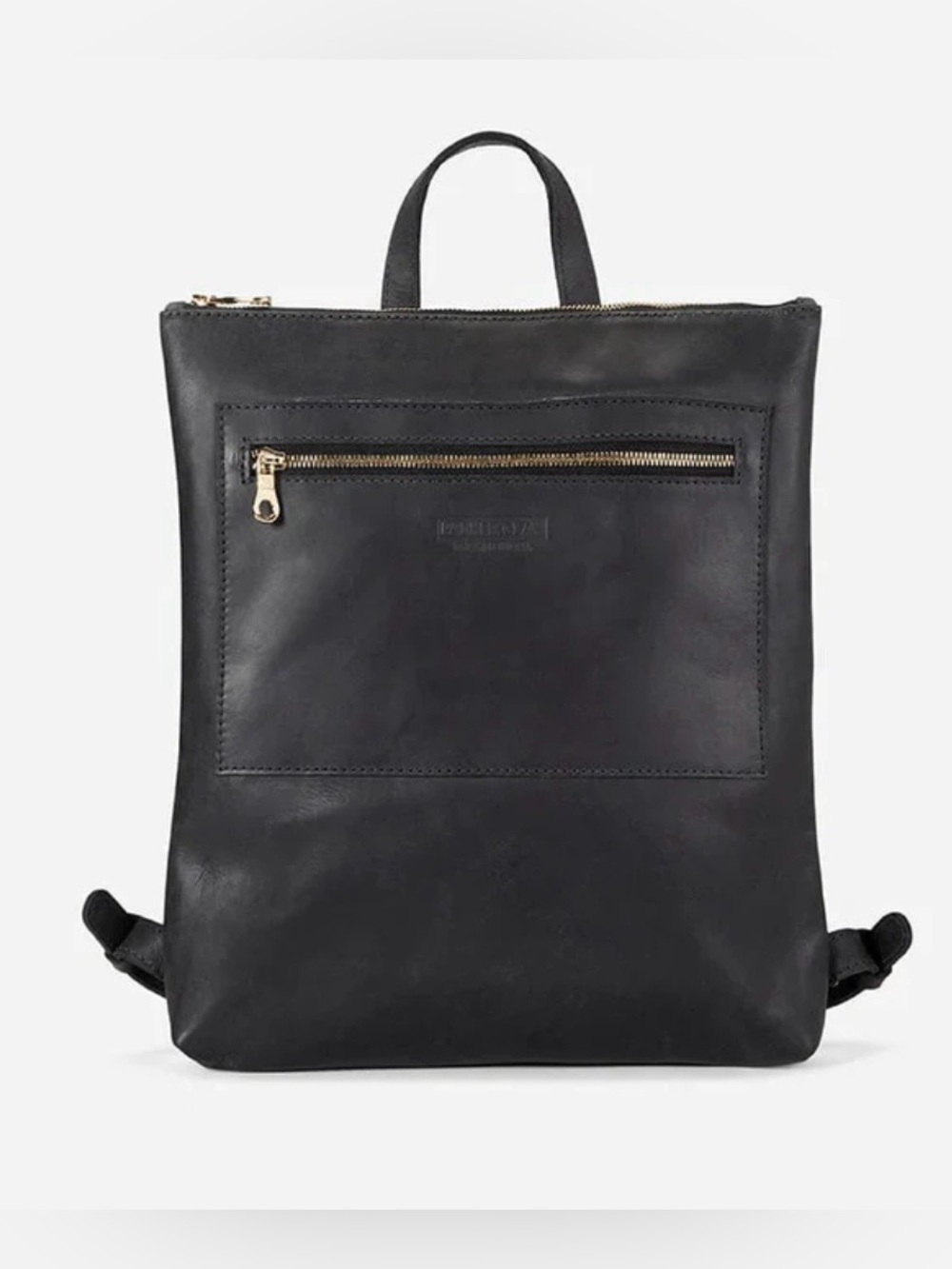 Parker Clay Miramar Full-Grain Leather Backpack - Black, Handcrafted In Ethiopia